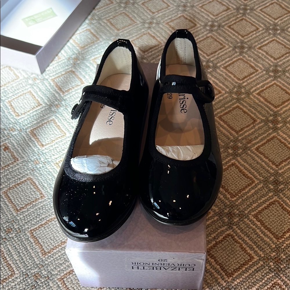 Black Kids Mary Jane Shoes